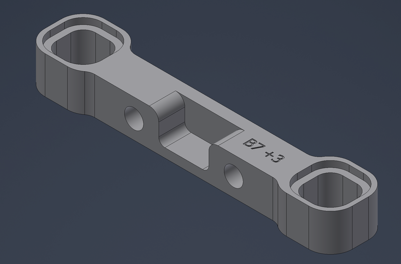 B7 D-block 3mm bredare