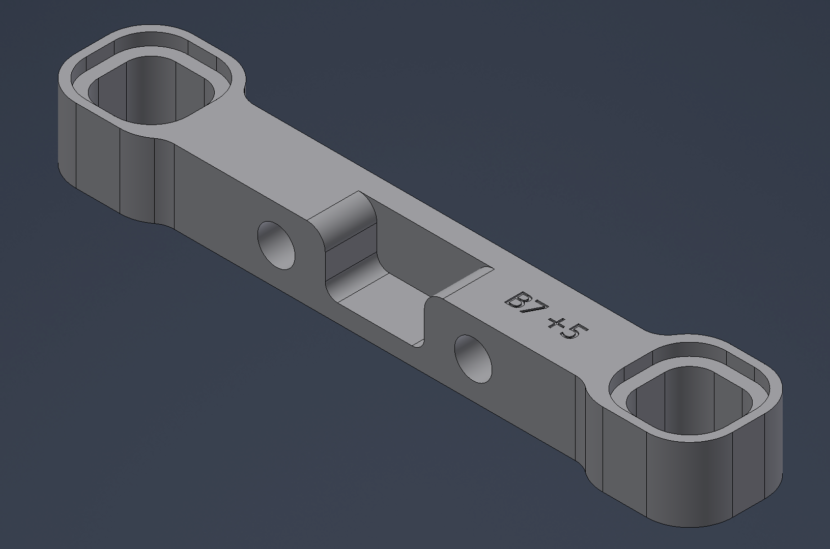B7 D-block 5mm bredare